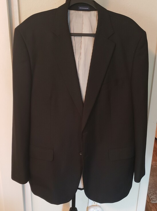 Stafford Other - Stafford Men's Black Single-Breasted Sport Coat